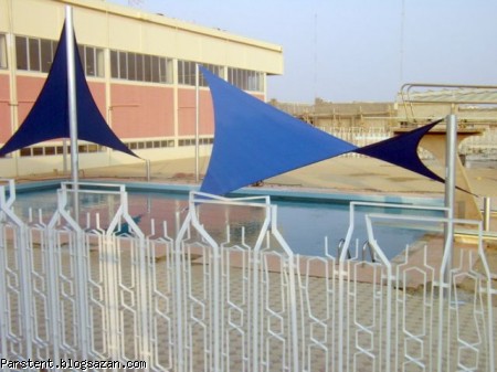 سایبان استخر