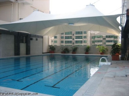 سایبان استخر